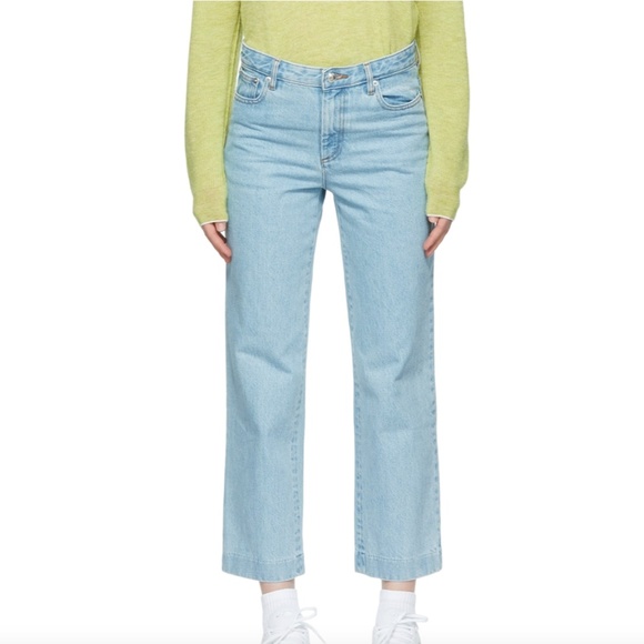 NWT $265 A.P.C. New Sailor Crop 100% Cotton Jeans in size 30! - Picture 3 of 10